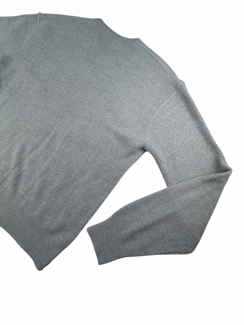 Vintage 90’s Christian Dior Men’s Grey V-Neck Pullover Sweater Size Large